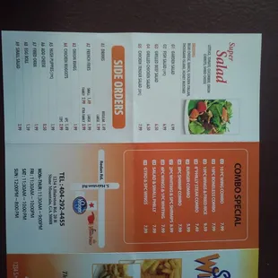 Menu....