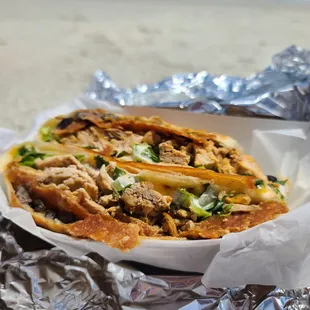 Mexican UFO from A1A Burrito Works Taco Shop on the St Augustine Beach