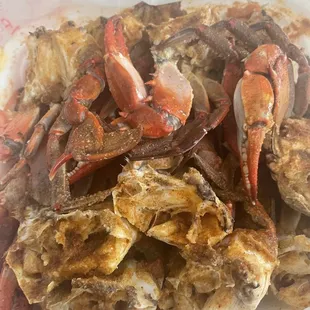 All blue crab tray- 4/5 kinda small but meat was firm and sweet.