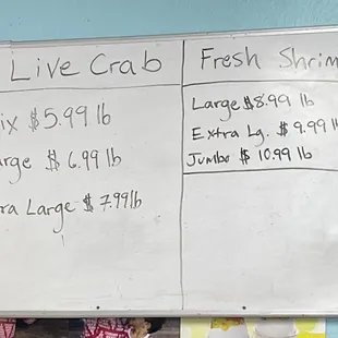 April 30,2024 This was the prices- make sure to call &amp; check on what your looking for