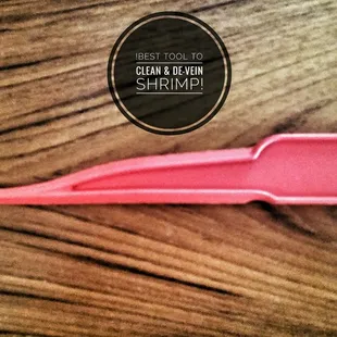 Making Shrimp and Grits just got easier! The guys demonstrated the ease of cleaning &amp; de-veining the shrimp with this terrific tool!