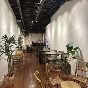 Interior, looking back toward the bar