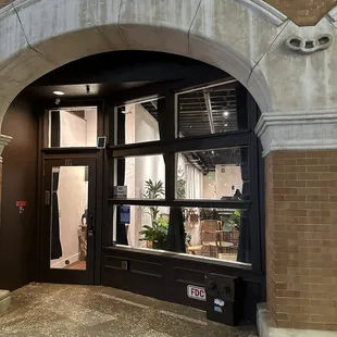 Exterior front along B Street