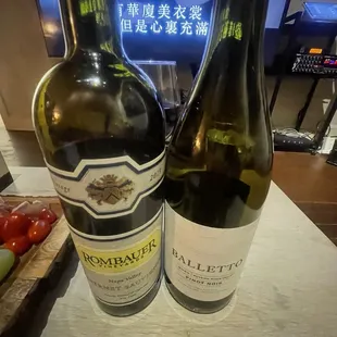 Balletto Pinot Noir 2020 and Rombauer Cab 2019