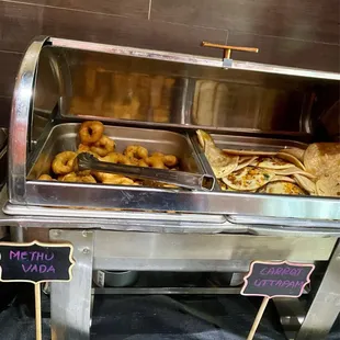 Vada, carrot pancakes