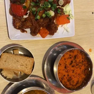 Gobi Manchurian Basil Tomato Soup Hot and Hot &amp; Sour Vegetable Soup