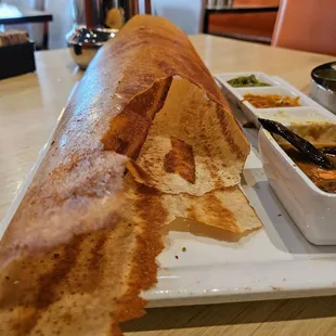 Paper roast dosa
