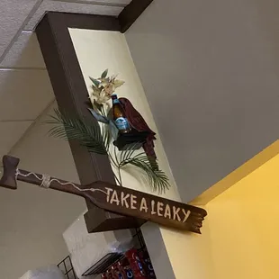 Cute sign for bathroom :)