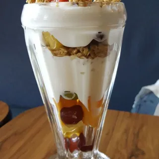 Greek Yogurt Parfait & Warm Muffin