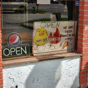 Cute little open sign!!!