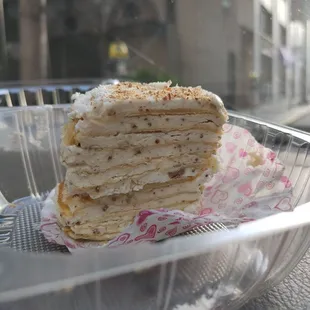 Crepe cake (probably 5 days old)
