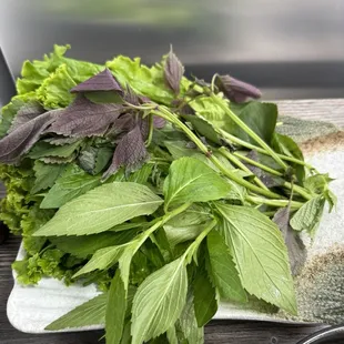 Veggies for the Bánh Xèo