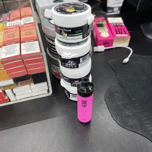 Shisha and disposable vape.