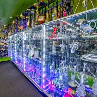 Large selection of hookah