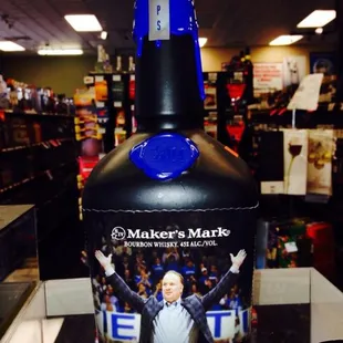 a bottle of maker&apos;s mark
