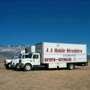 Mobile Shredding Trucks