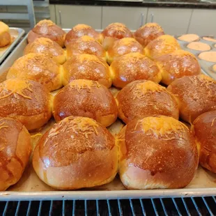 a variety of baked goods