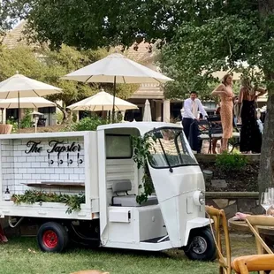 Tap trucks, tables, chairs, place settings, umbrella tables.  Our motto is for you to rent from us so you can Stress Less ~ Celebrate More