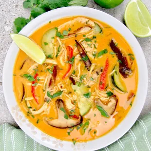 Thai Coconut Milk Noodles Soup!