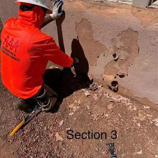 Crack Repairs for STO Synthetic Stucco System