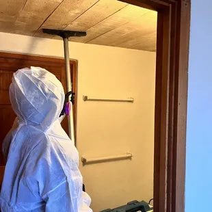 Professional Cleaning for Fine dust containing ACM.