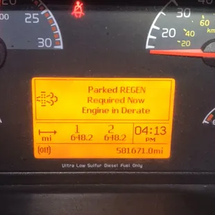 Roadside Forced Regen