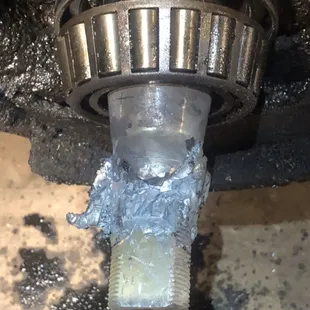 Wheel seal turns into this