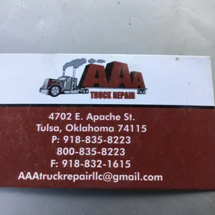 AAA Truck Repair Tulsa