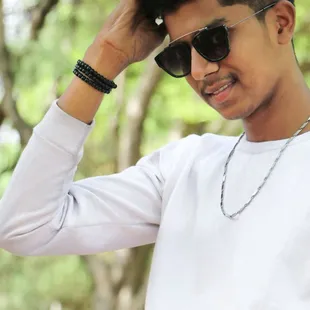 We carry New Designer Sunglasses and New gold and Silver Chains.