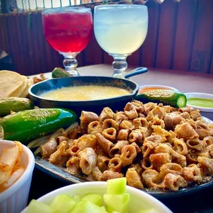 a plate of food