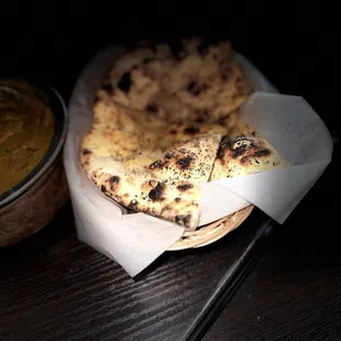 Garlic basil Naan