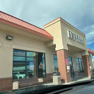 outside