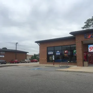 the front of the store