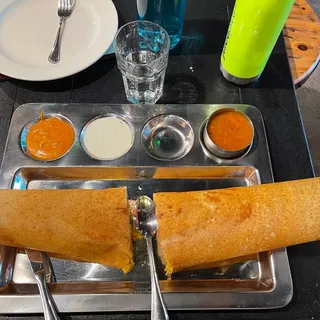 Ghee Roast Masala Dosa