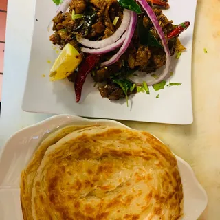 Mutton Sukka W Parota