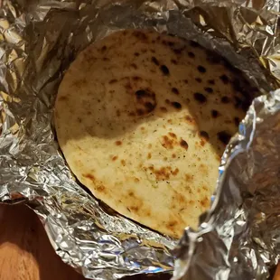 Naan js a perfect circle...maybe frozen?