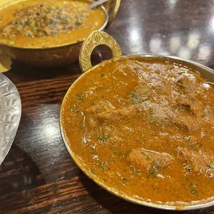 Chicken Chettinad, Methi Malai Mutter