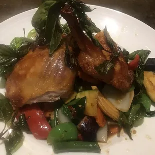 Thai Basil Roasted Duck