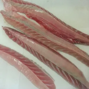 Four nice Ahi Belly slabs. $9.00