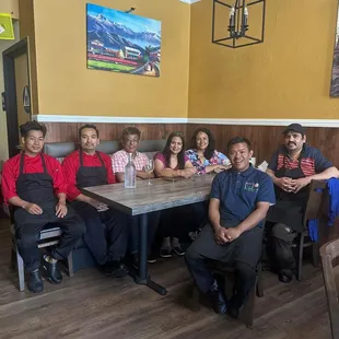 Staff and guest