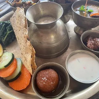 Nepali Thali- Goat