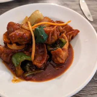 Chili Momo (Vegetable - 8pcs)