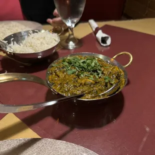 Chicken 10. Chicken Tikka Saag