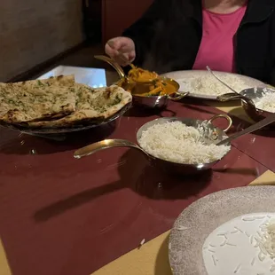 11. Garlic Naan and 6. Chicken Tikka Masala
