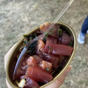 Tuna sashimi from Kru (VIP) at 2022 AAPI Night Market