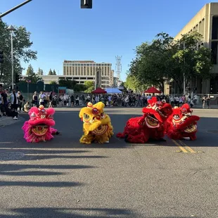Lion Dance performance