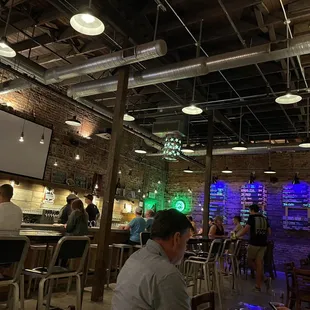 people sitting at a bar