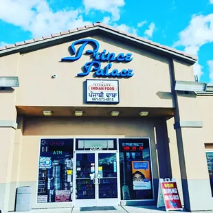 the front of a restaurant