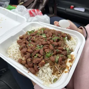 Rajmah Chawal (Kidney bean curry and Rice)