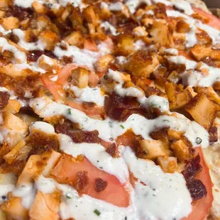 Buffalo Chicken Flatbread